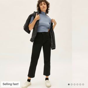 Everlane straight leg crop pants